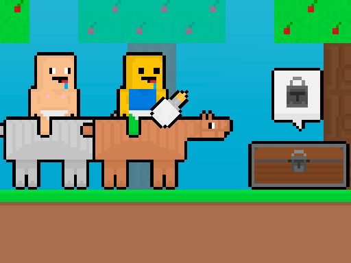 Baby Noob Vs Baby Obby Horse